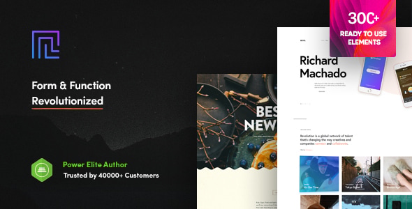 Revolution – The Ultimate Creative Multipurpose WordPress Theme for Every Business Looking for a powerful, flexible, and visually stunning WordPress theme that works for any type of website? Revolution by FuelThemes is the answer. Handpicked and Featured by the ThemeForest team for its outstanding design quality and robust functionality, Revolution is a creative multipurpose WordPress theme built to deliver exceptional performance across all industries — from agencies and law firms to medical businesses, hosting companies, and eCommerce stores. 25+ Ready-to-Import Demo Templates Revolution comes loaded with 25+ professionally designed pre-built demos covering a wide range of niches including creative agency, architecture, hotel, medical, SaaS, portfolio, law, and more. Each demo can be imported with a single click — including pages, theme options, and widgets — allowing you to launch a stunning website in minutes without any coding knowledge. Unmatched Design Flexibility The theme offers multiple customizable header styles, 8 blog layout styles, 7 portfolio detail layouts, and 10 unique hover effects including video support. Whether you need a sleek corporate look or a bold creative portfolio, Revolution adapts perfectly to your vision. The built-in Fuel Studio Element Gallery provides 250+ modular sections you can mix and match to design any page layout imaginable. Powerful Page Building with WPBakery & Elementor Revolution is fully compatible with WPBakery Page Builder (Visual Composer) and Elementor, giving you maximum drag-and-drop flexibility to create custom pages without touching a single line of code. Combine this with Gutenberg optimization and you have the most complete page-building experience available in a WordPress theme. WooCommerce Ready for Online Selling With 8 shop layouts, 5 product detail page styles, and AJAX add-to-cart functionality, Revolution makes it effortless to build a high-converting online store powered by WooCommerce. Speed, SEO & Performance Optimized Built on a performance-first architecture, Revolution features lazy loading, optimized JavaScript, and clean semantic code that helps your site score high on Google PageSpeed. The theme is also WPML certified, RTL-ready, and supports Contact Form 7, Gravity Forms, WPForms, Events Calendar, and bbPress — making it one of the most compatible themes on ThemeForest. Backed by a Power Elite Author with lifetime free updates and dedicated support, Revolution is your all-in-one solution for building beautiful, fast, and professional WordPress websites.