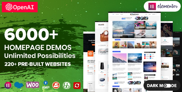 Soledad Newspaper & Blog WordPress Theme