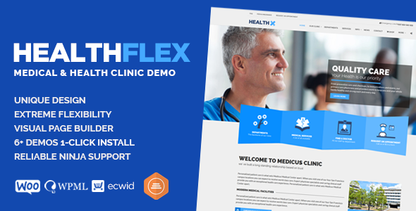 HEALTHFLEX - Medical & Health WordPress Theme