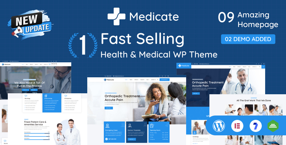 Medicate –Medical WordPress Theme + RTL Ready