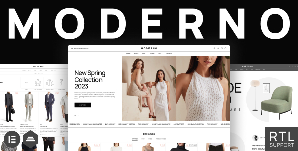 Moderno – Fashion & Clothing WordPress Theme